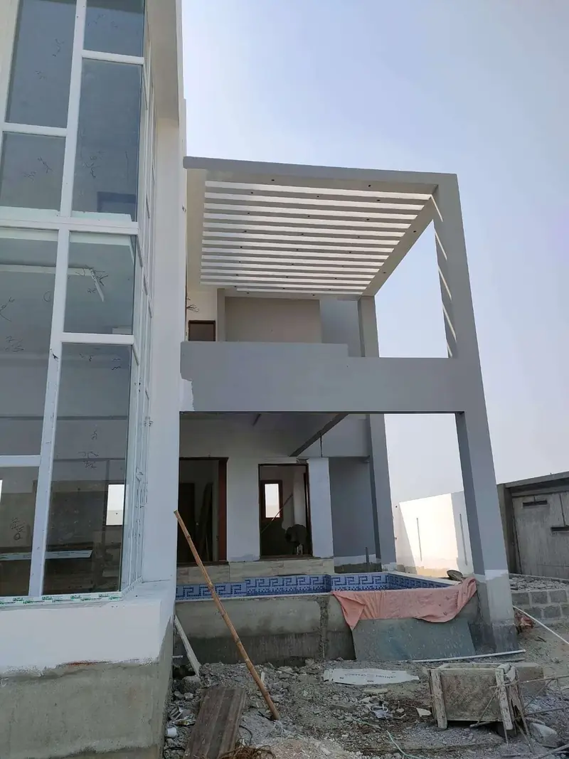 Completed bungalow by AF Contractors in DHA Phase-8, Karachi